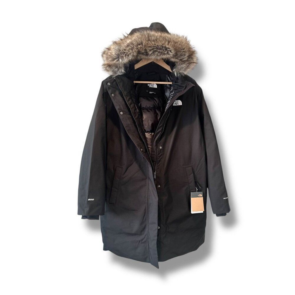 The North Face $350 Arctic Parka Insulated 600 Down TNF Women’s 2X Faux Fur